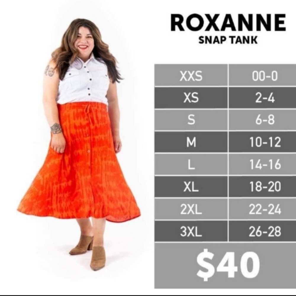 LuLaRoe Roxanne Tank Top - Picture 4 of 4